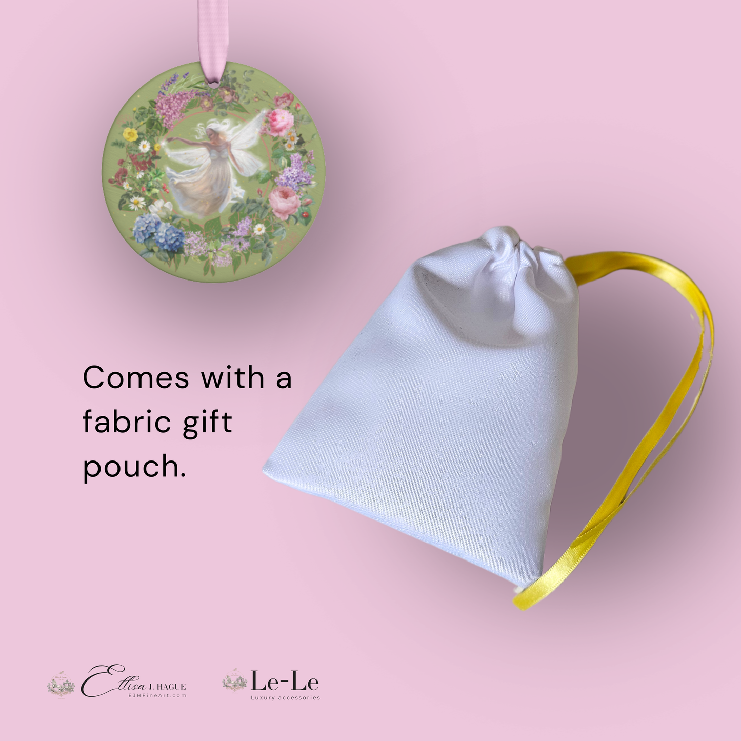 Mother's Day satin ceramic ornament - la belle fée