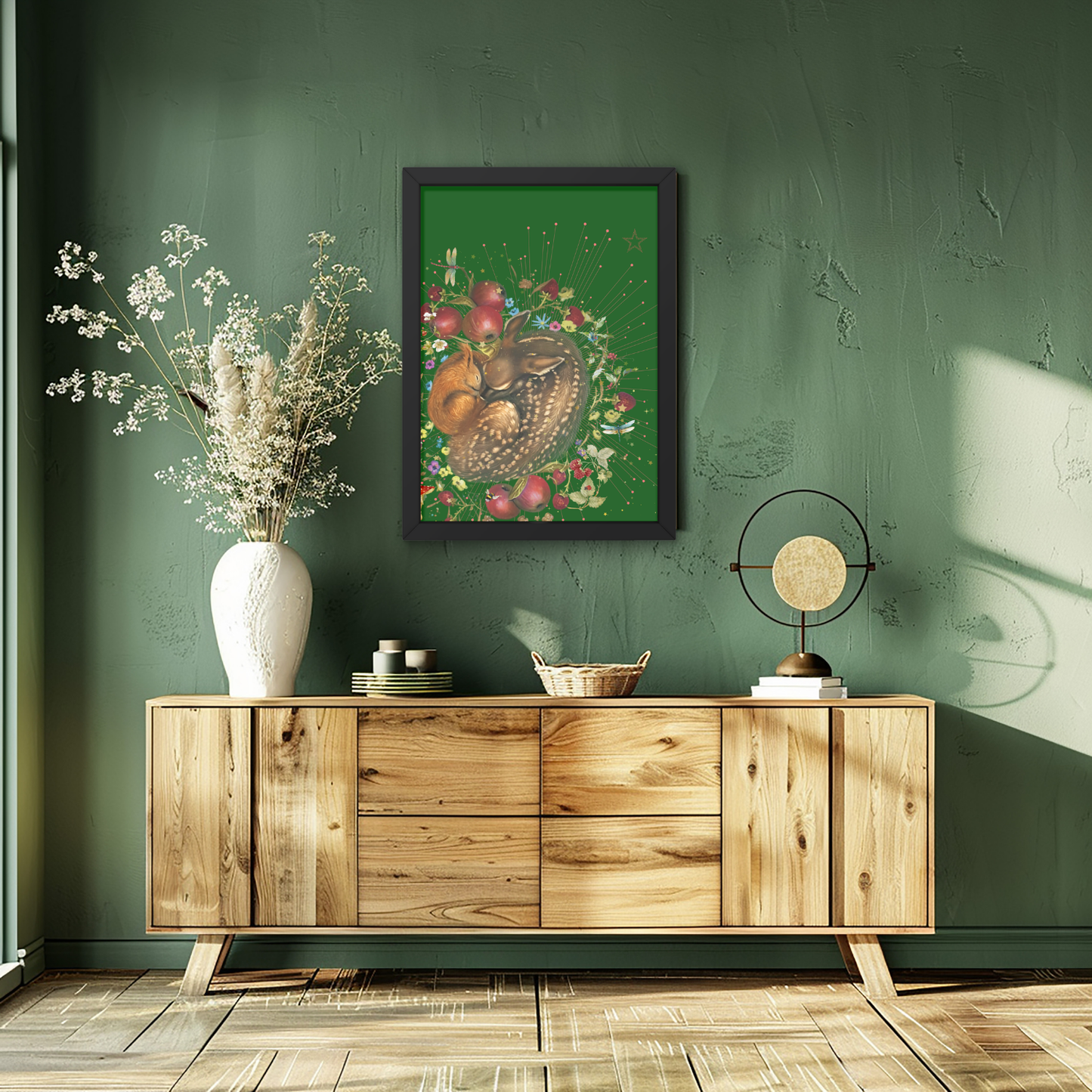 Framed fine art quality print - Pure Hearts