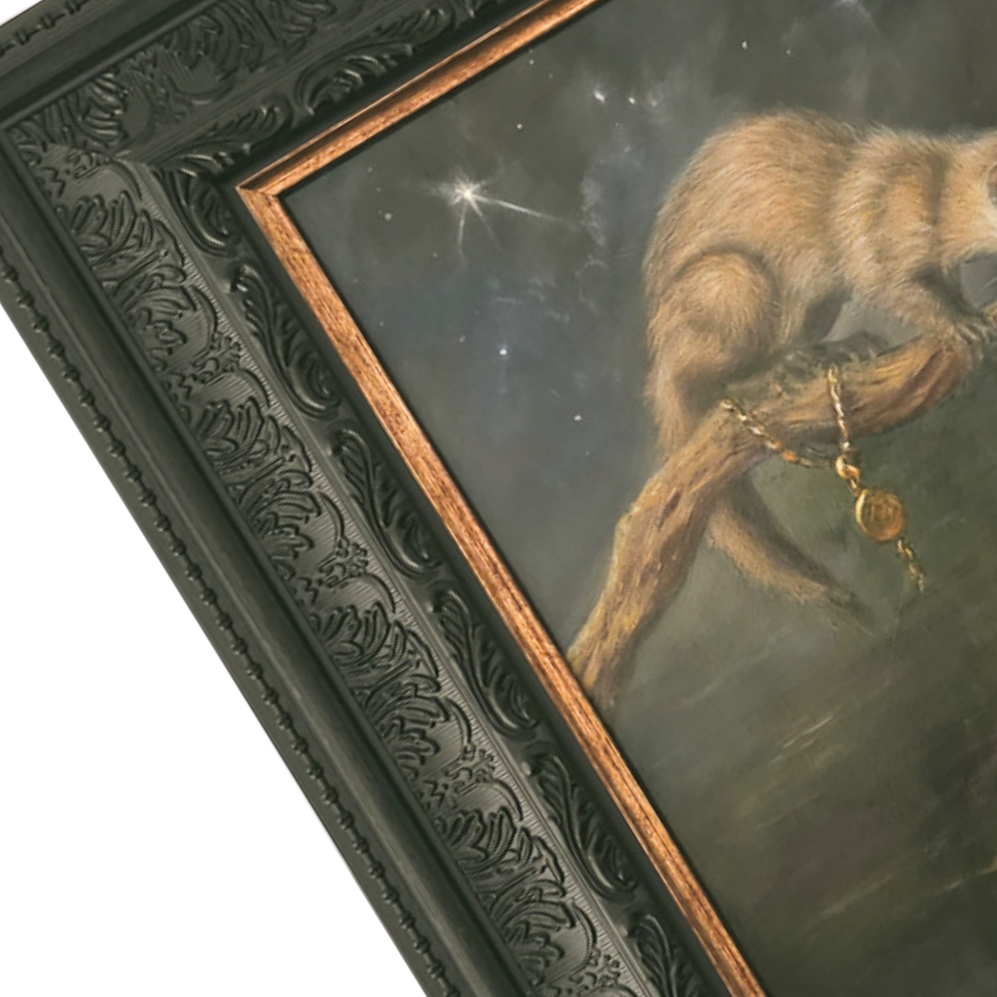 Midnight Mischief, oil painting