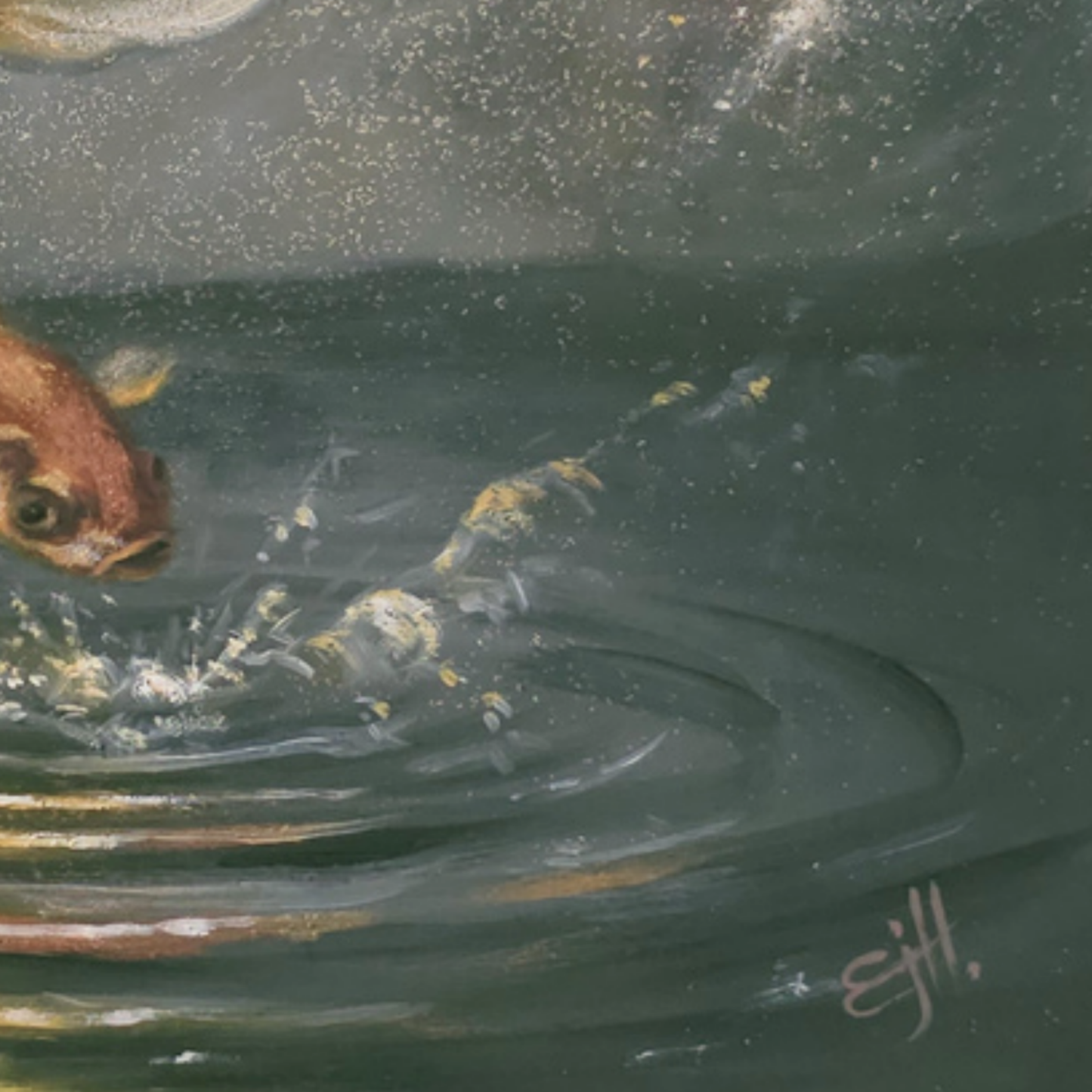 Comet, Celestial Realism Oil Painting