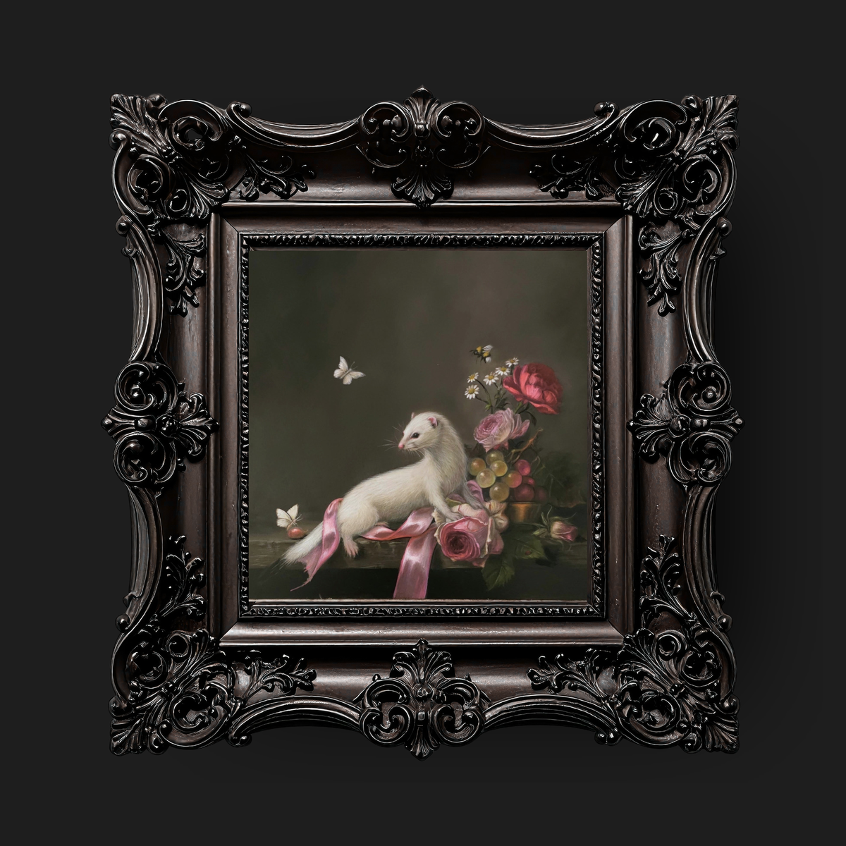 Rosy Posy, oil painting