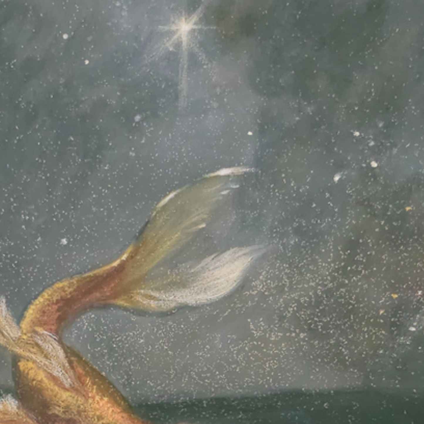 Comet, Celestial Realism Oil Painting