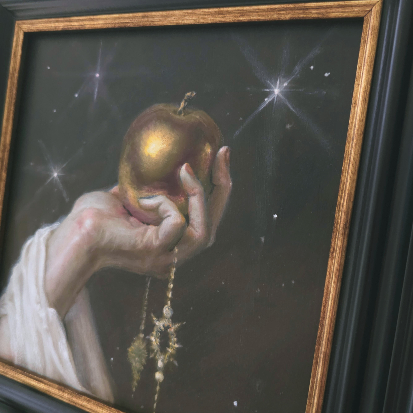 Seed of Creation, Celestial Realism Oil Painting