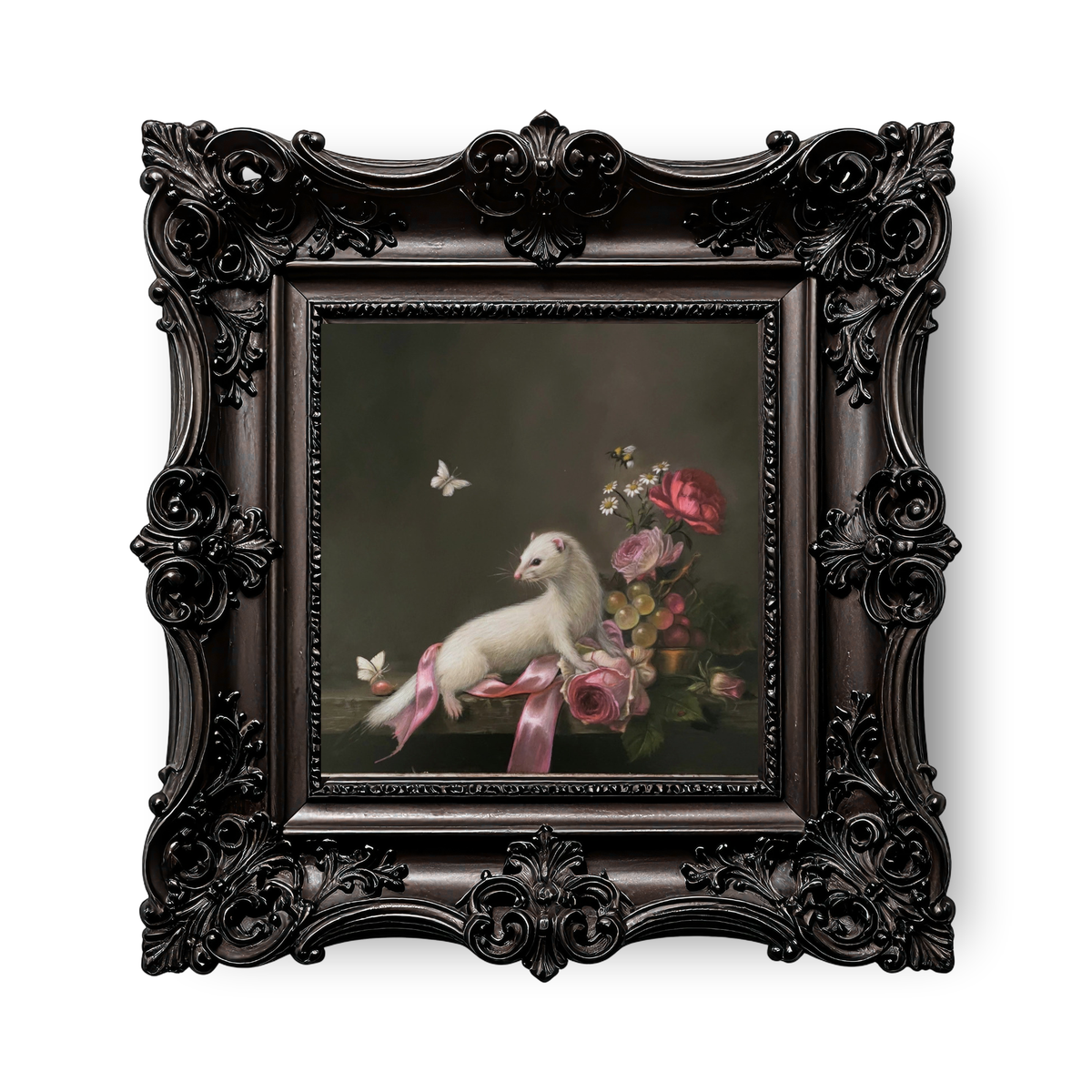Rosy Posy, oil painting