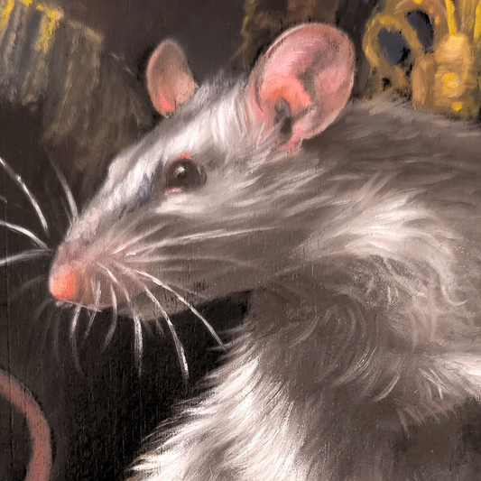 Unframed museum quality print -  Moonwhiskers