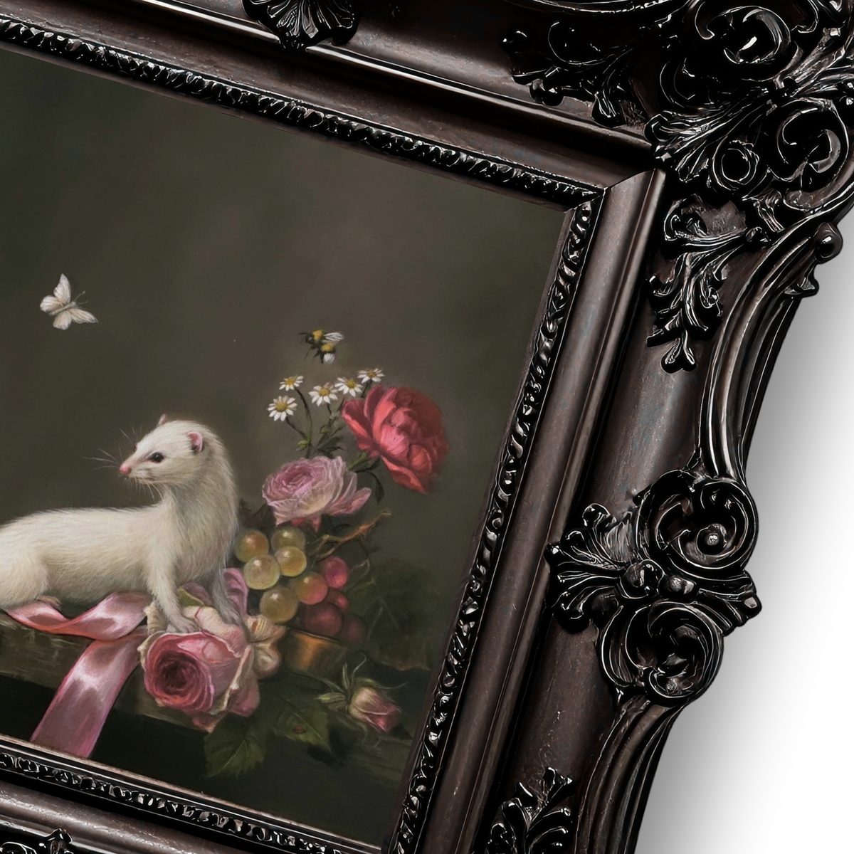 Rosy Posy, oil painting