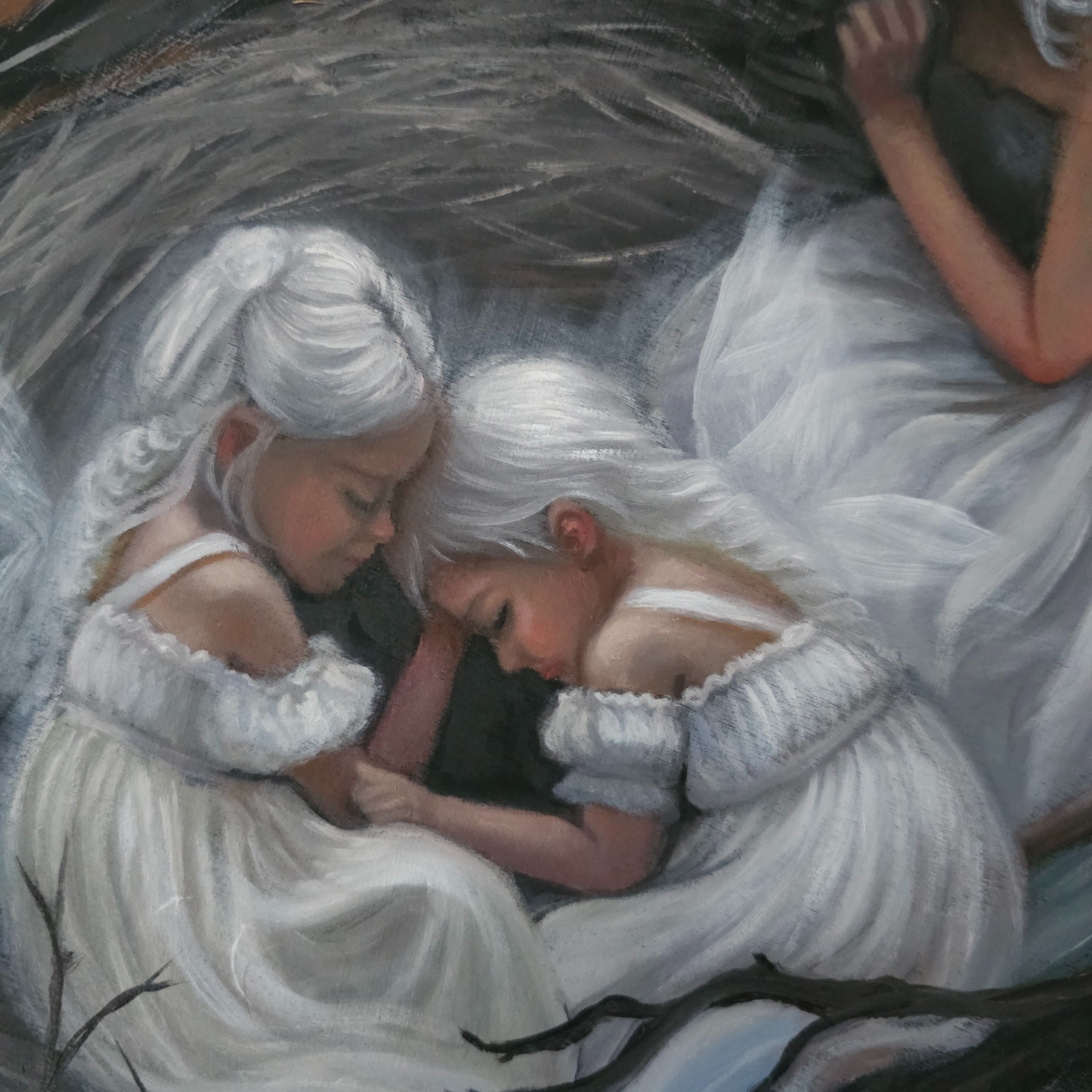 Lullaby, oil painting