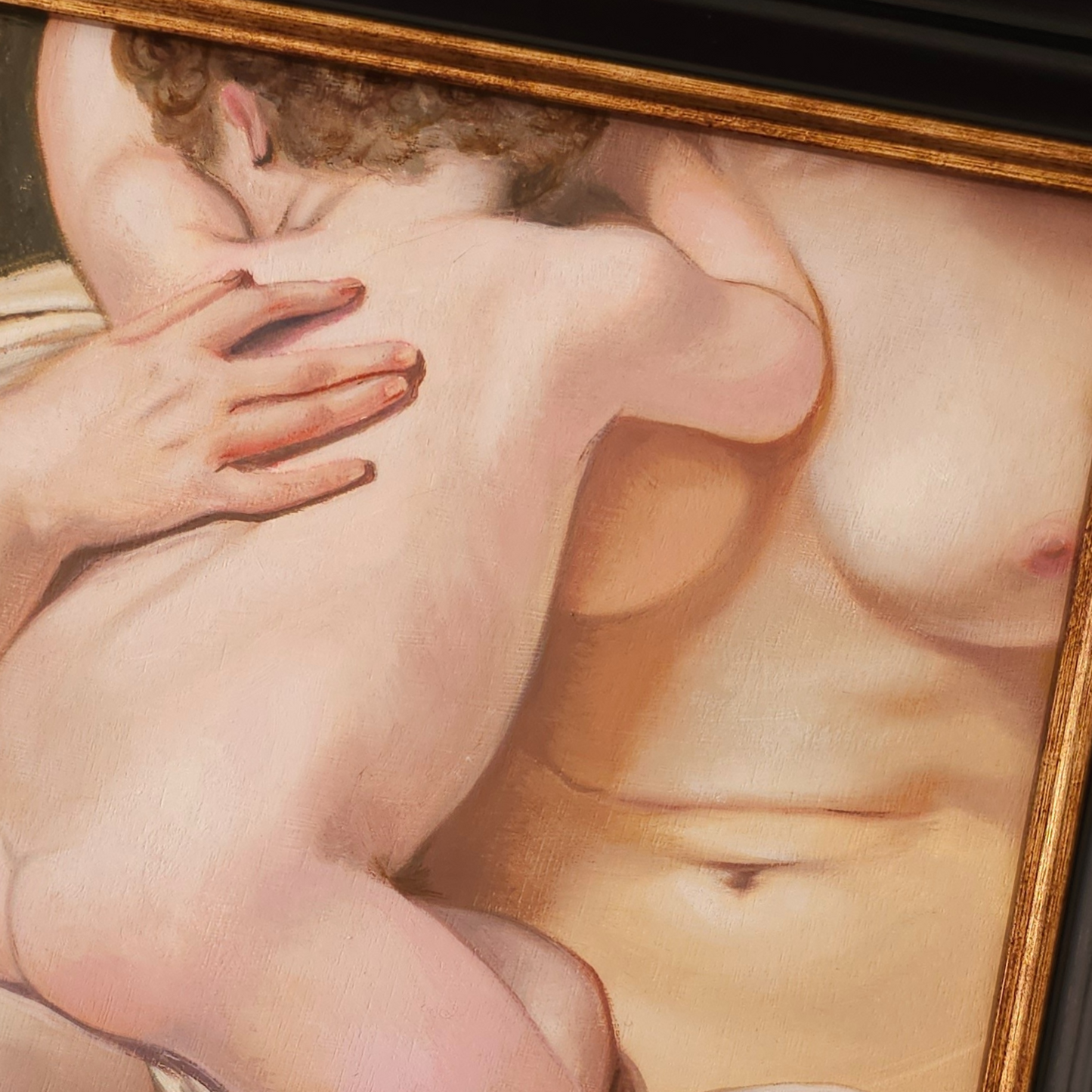 Bouguereau study 'Cain and Abel' oil painting