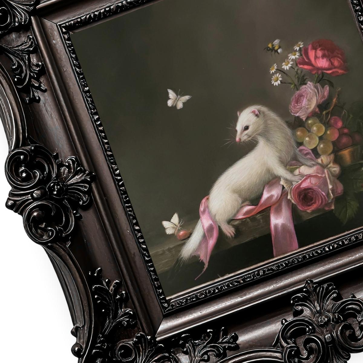 Rosy Posy, oil painting