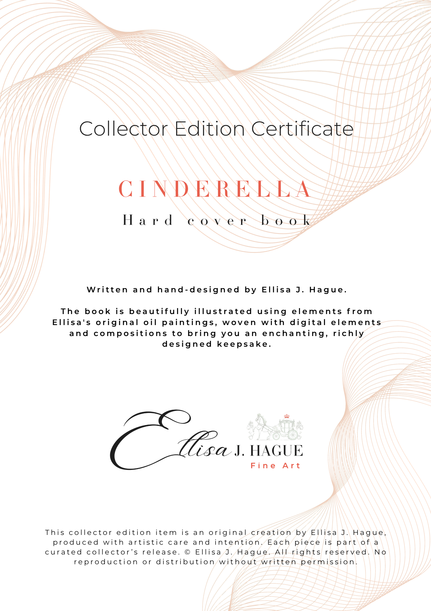 Collectors edition hardcover book - Cinderella