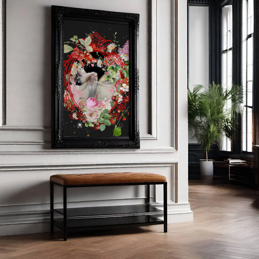 Unframed museum quality print - Garden Fairy