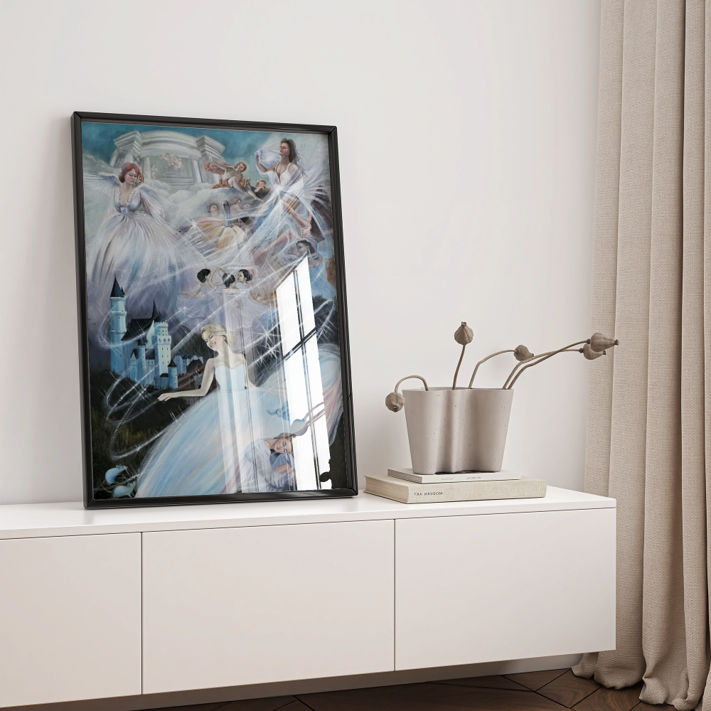 Unframed museum quality print - Cinderella, The Wish