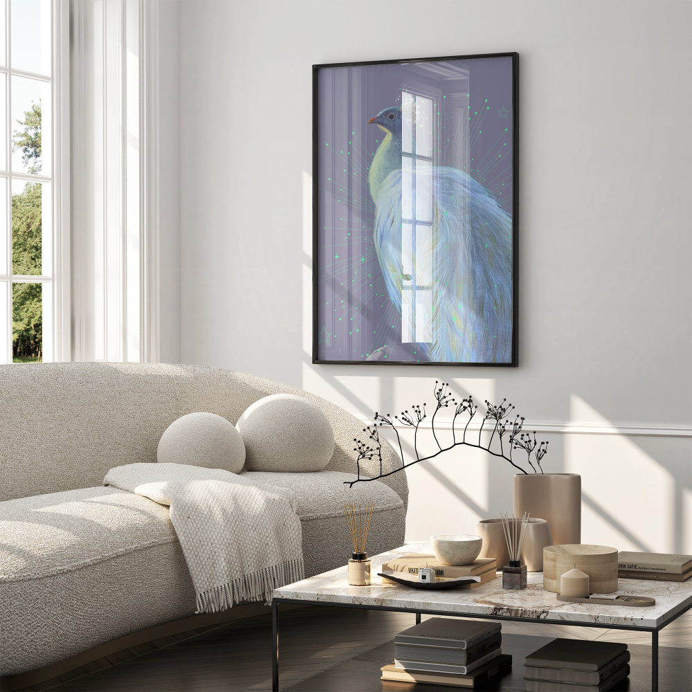 Framed fine art quality print - Lunetta