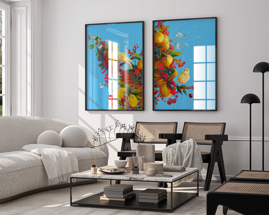 Framed fine art quality print - Lemon Cherry