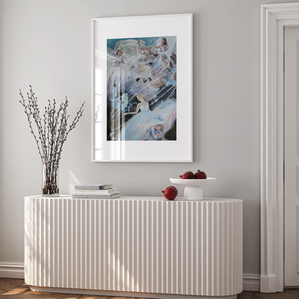 Unframed museum quality print - Cinderella, The Wish