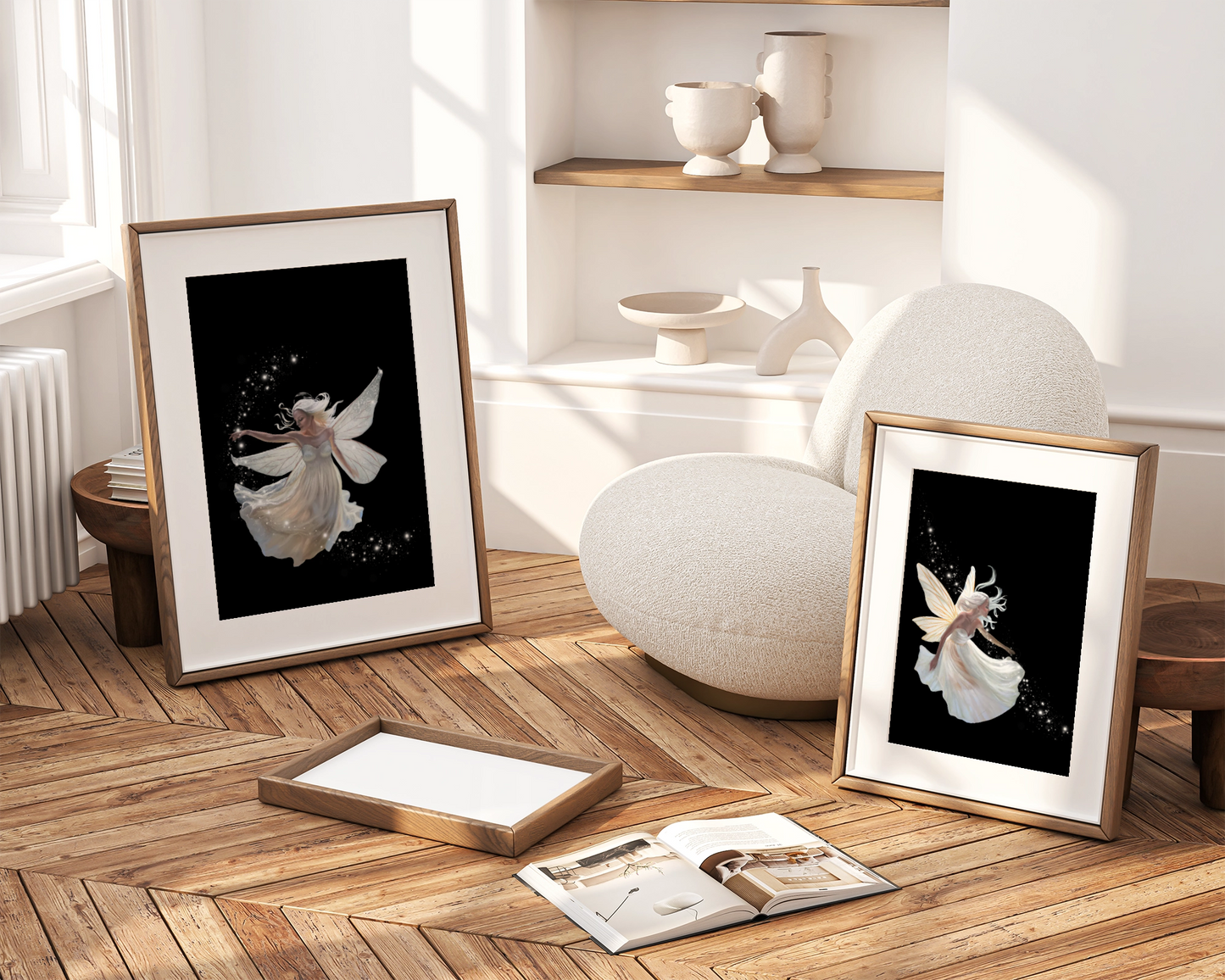 Classical framed print - Calla