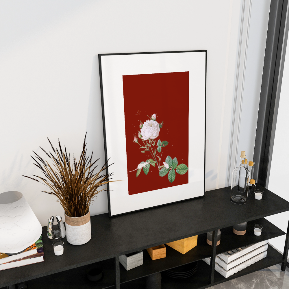 Unframed museum quality print - Midnight Mouse Embers