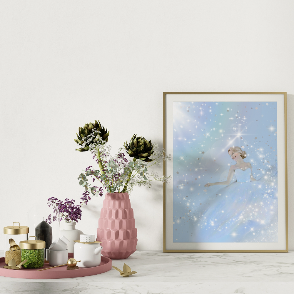 Unframed fine art quality print - Cinderella