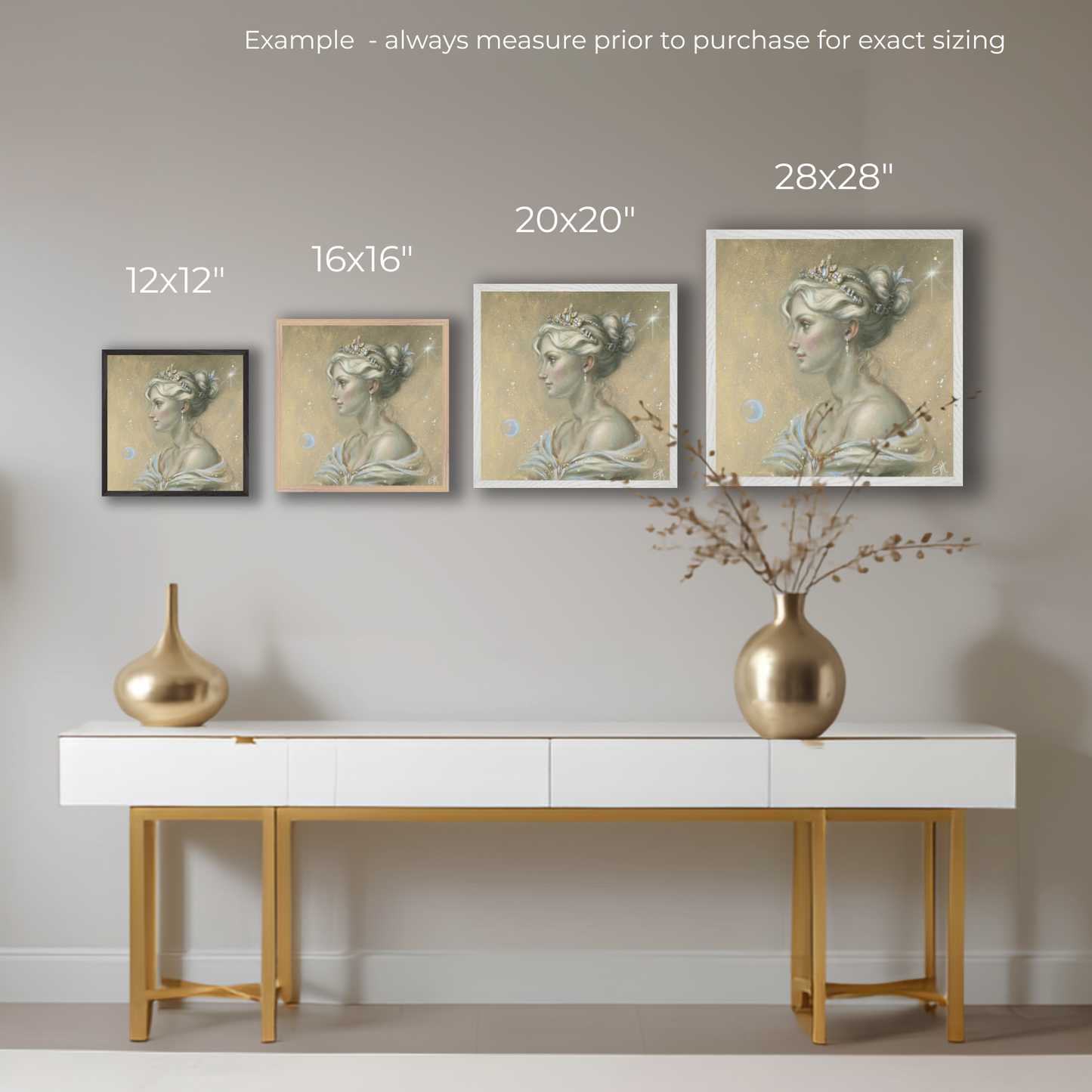 Daughter of the Moon - Masters Edition premium framed print