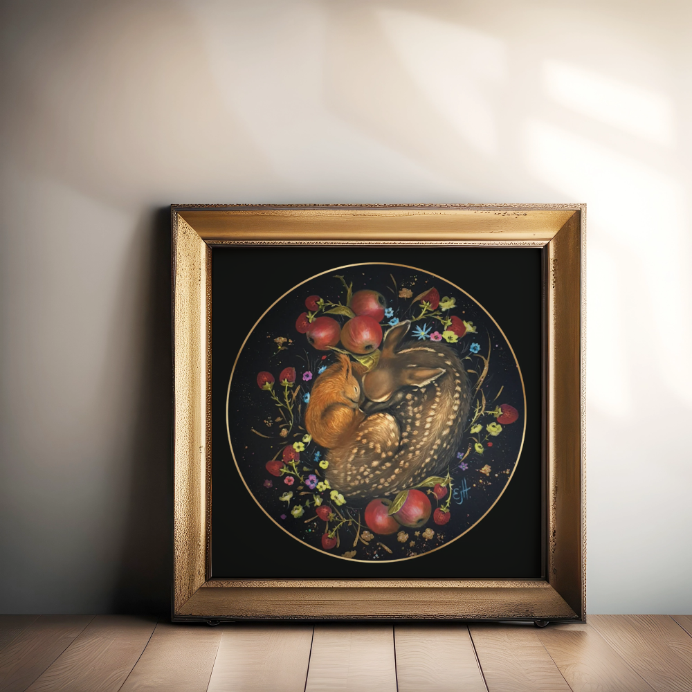 Unframed museum quality print - Pure Hearts