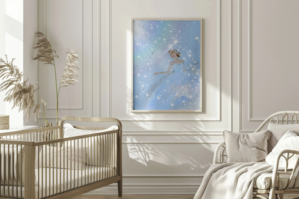 Framed fine art quality print - Cinderella