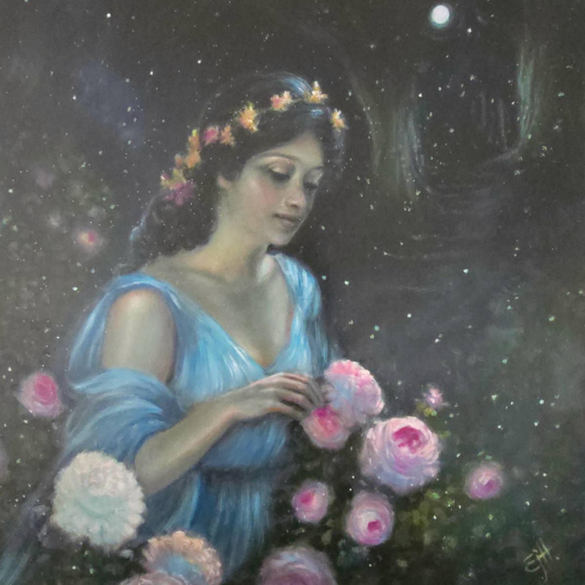 Badroulbadur, oil painting