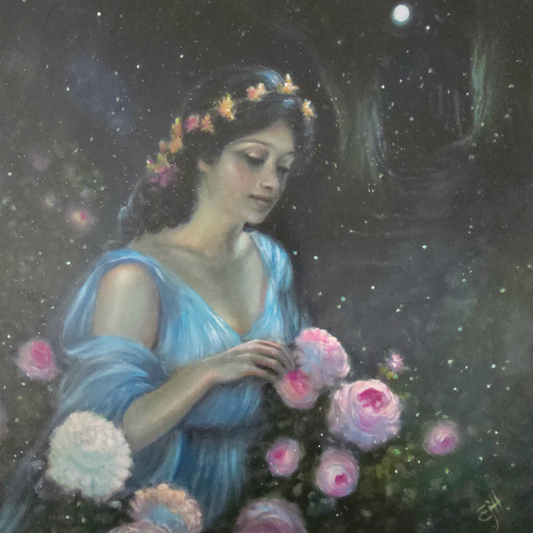 Badroulbadur, oil painting