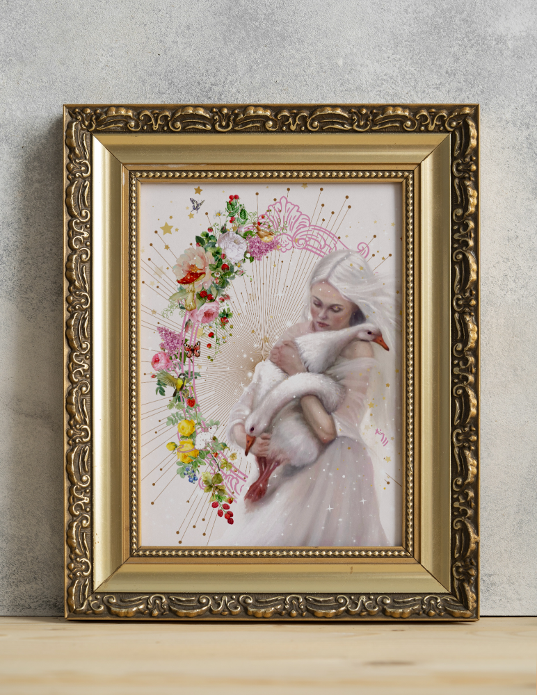 Unframed museum quality print - Sanctuary in bloom