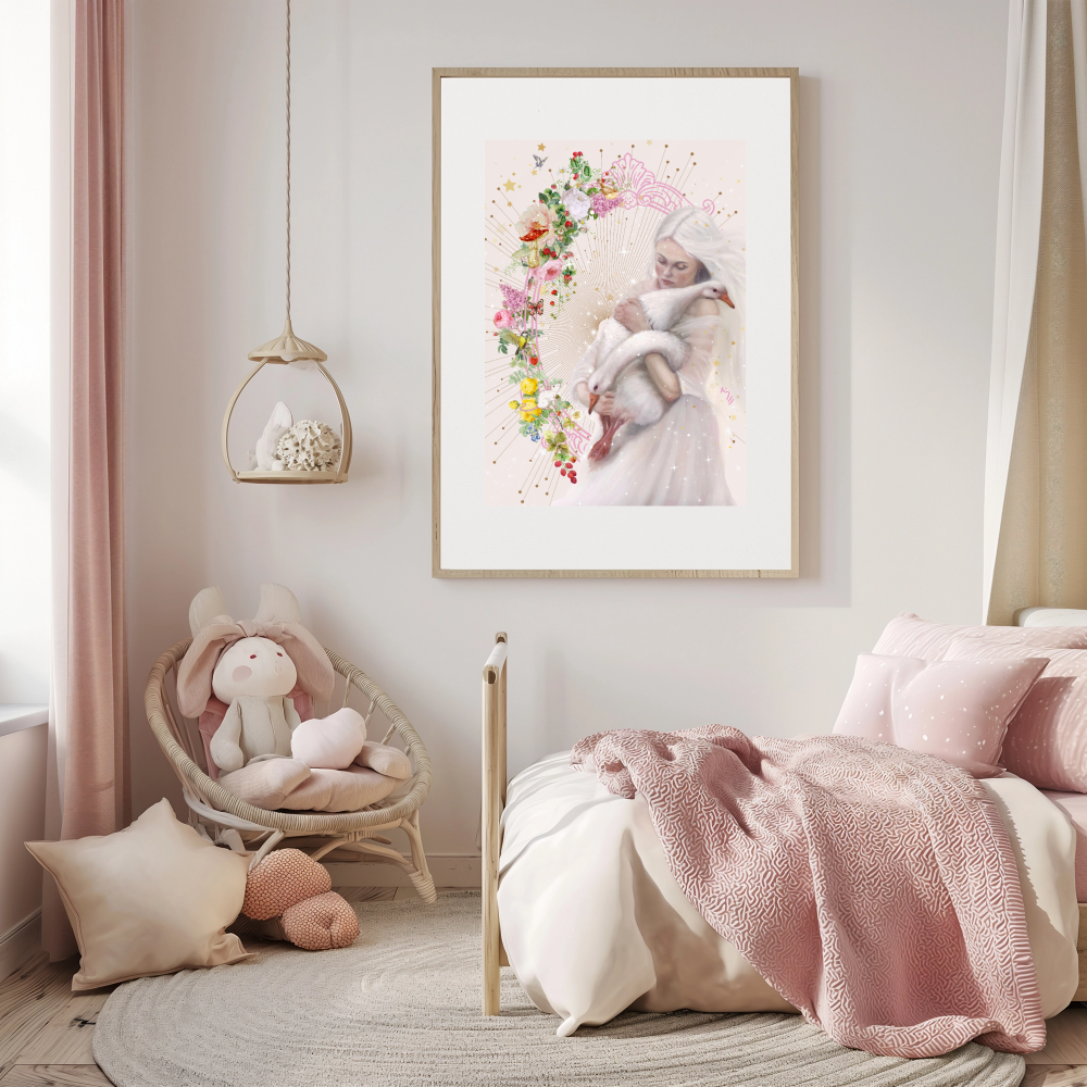 Unframed museum quality print - Sanctuary in bloom