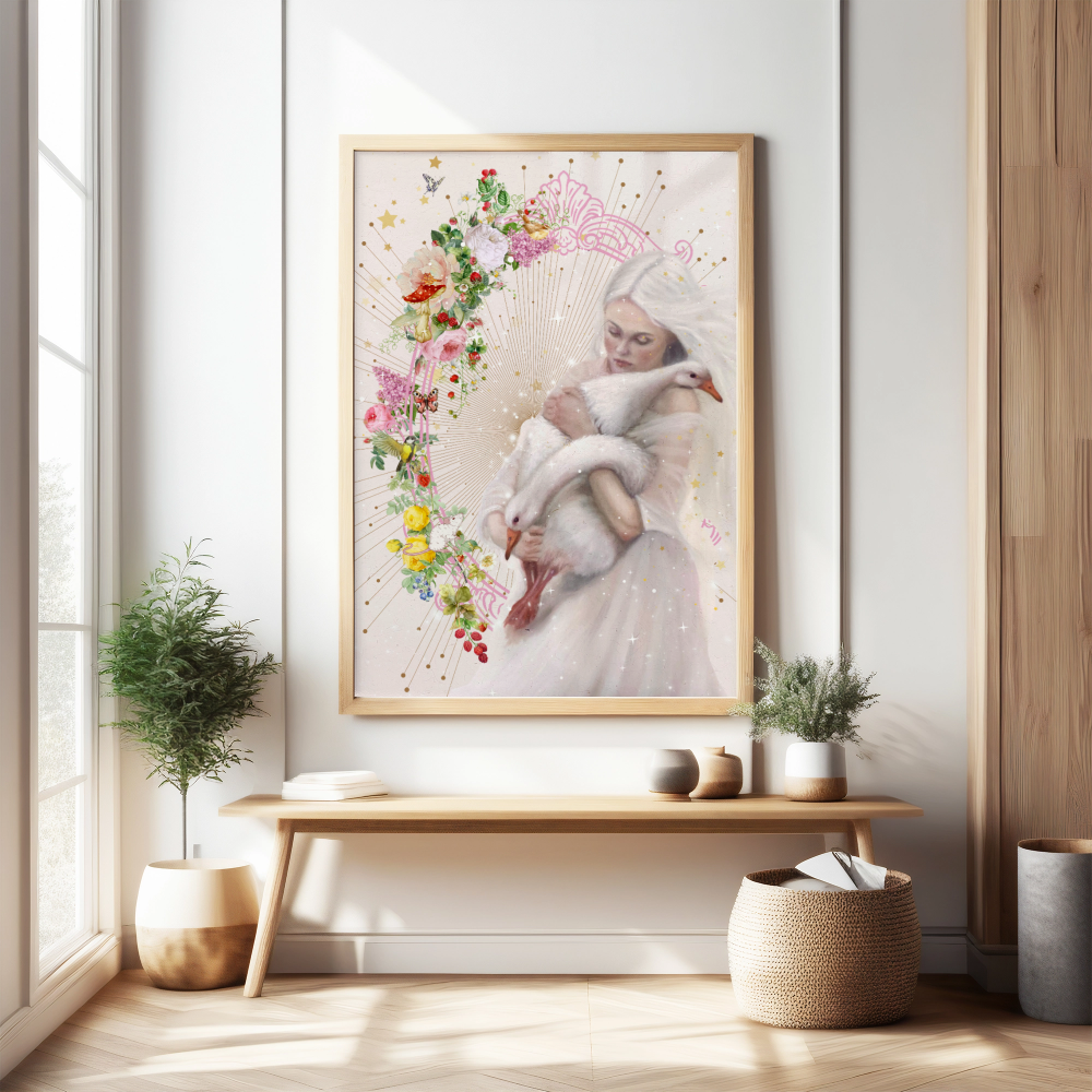 Unframed museum quality print - Sanctuary in bloom