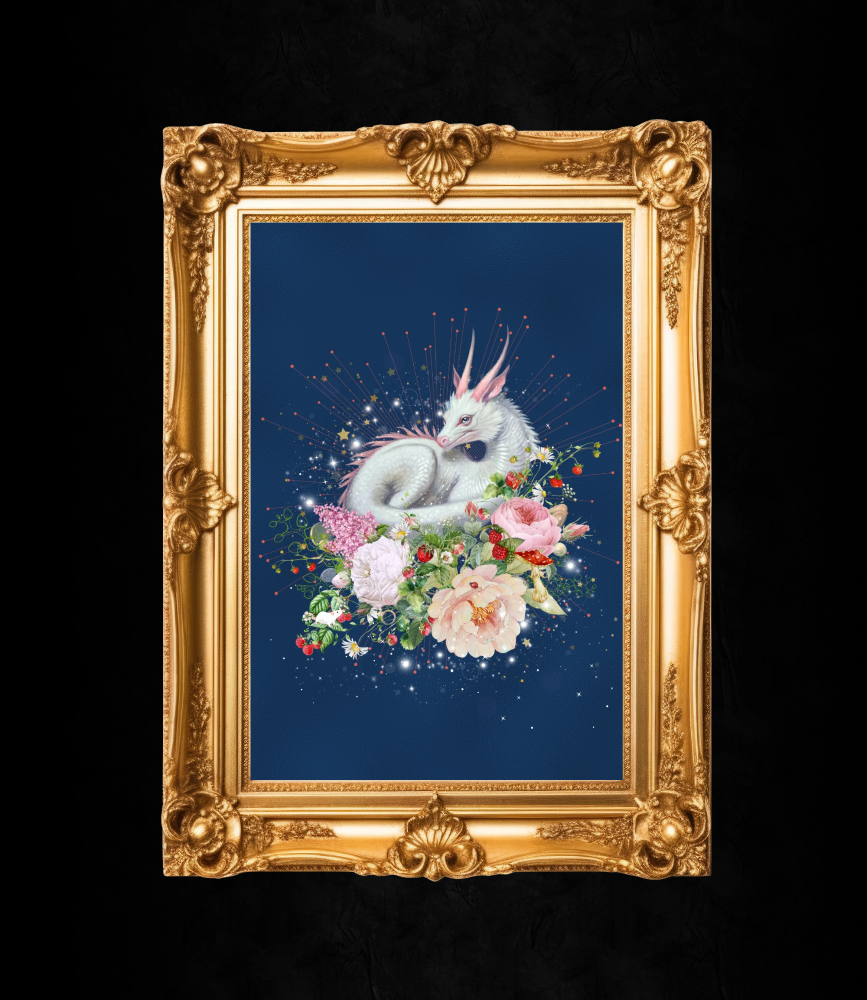 Unframed museum quality print - Fantasy in bloom