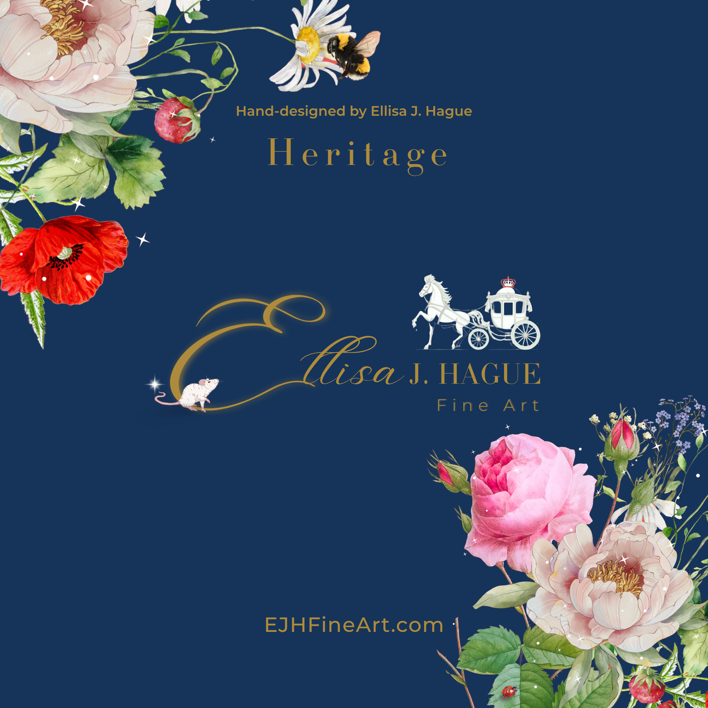 10 blank cards with envelopes - Essence Collection