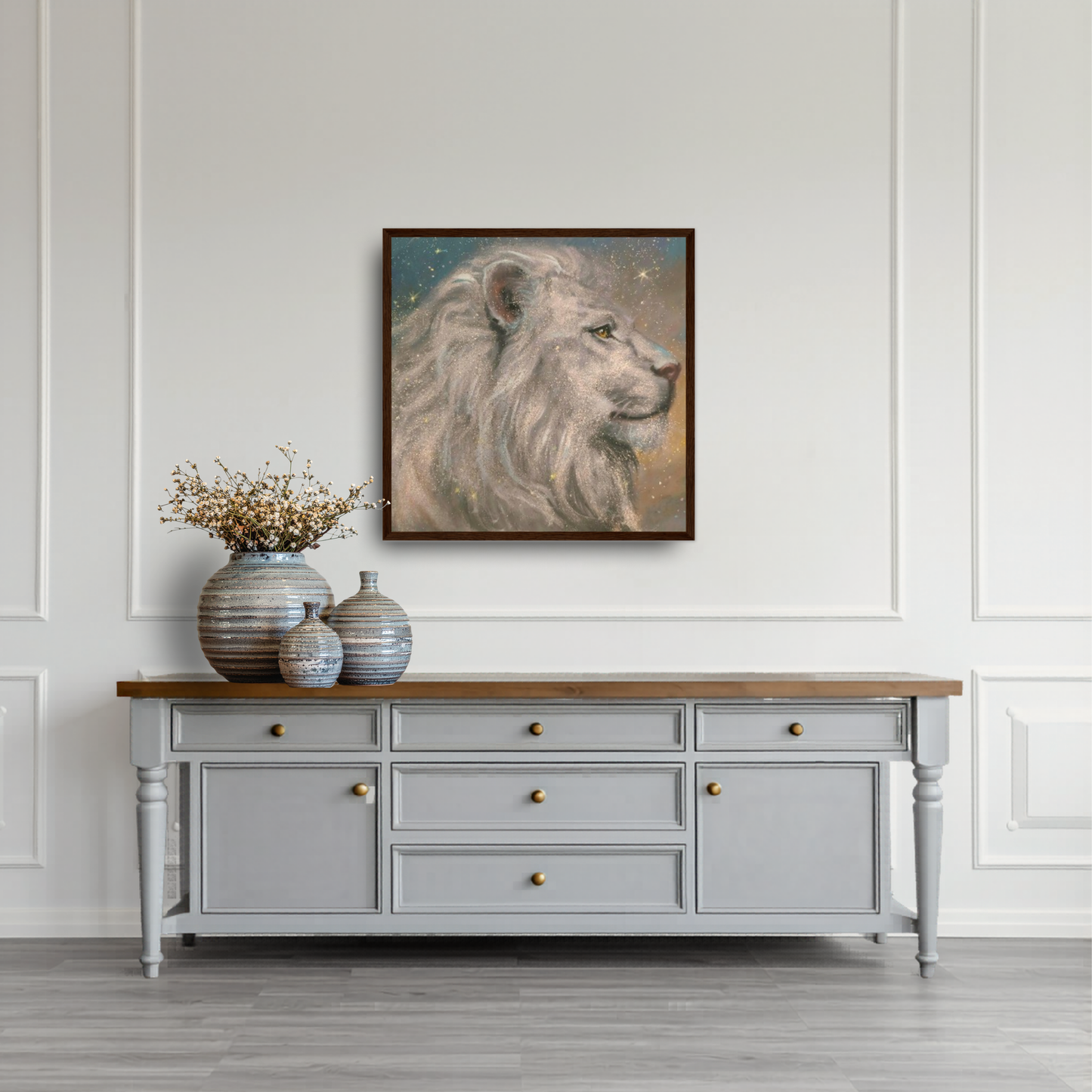 King of the Cosmos framed print
