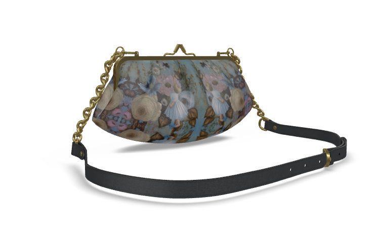 Baby and the bee Luxury Leather Clutch Bag