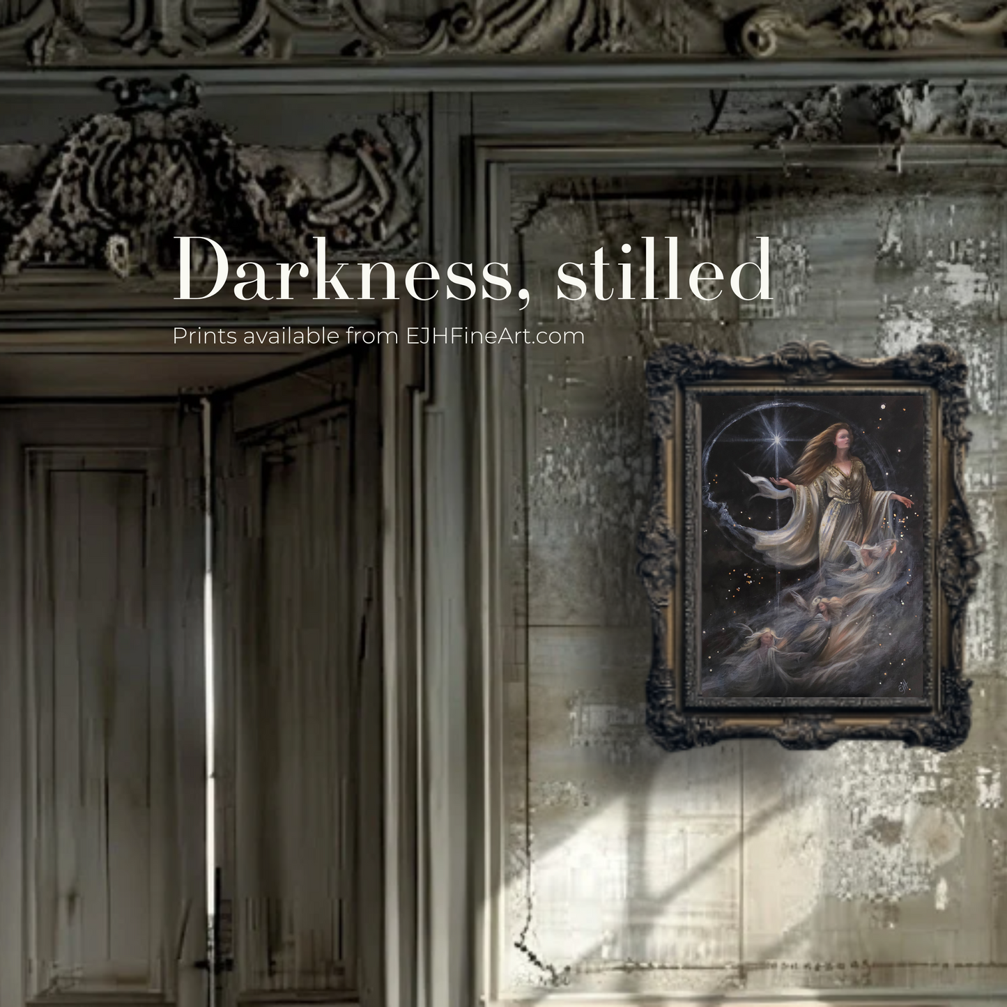 Darkness stilled, fine art print