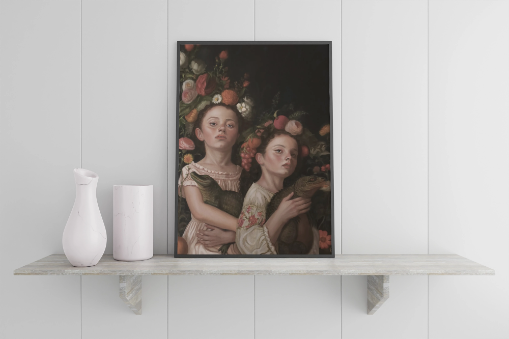 Baby Dragons - Masters Edition premium framed print