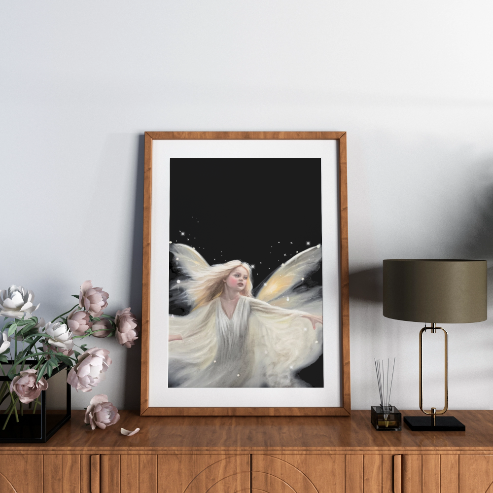 Unframed museum quality print - Firefly