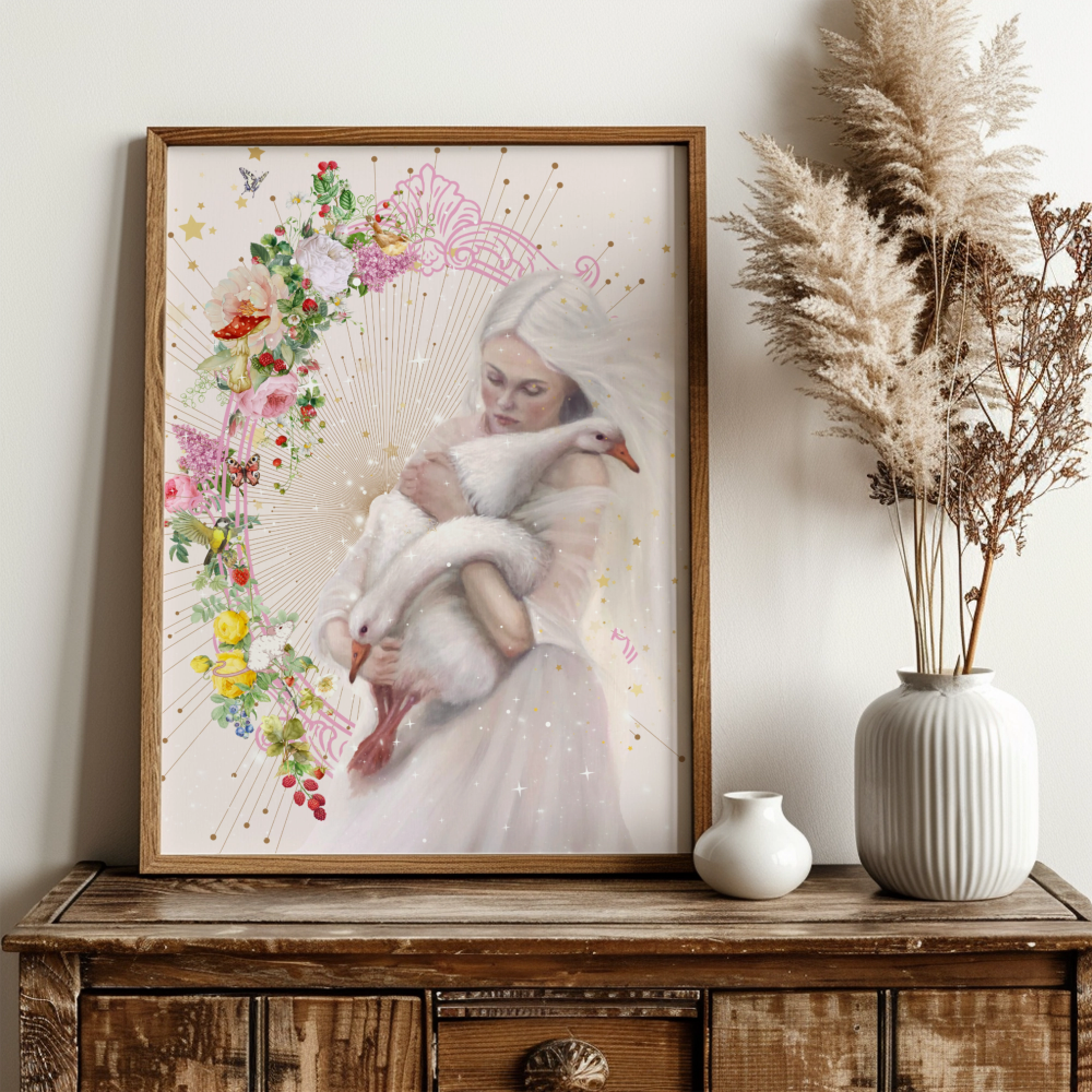 Unframed museum quality print - Sanctuary in bloom
