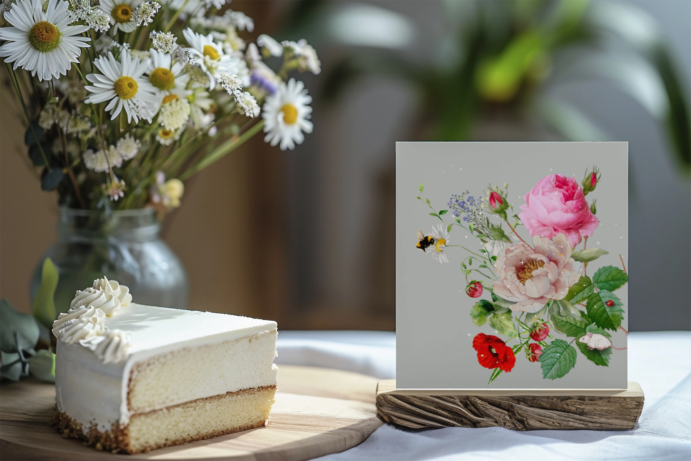 10 blank cards with envelopes - Essence Pearl