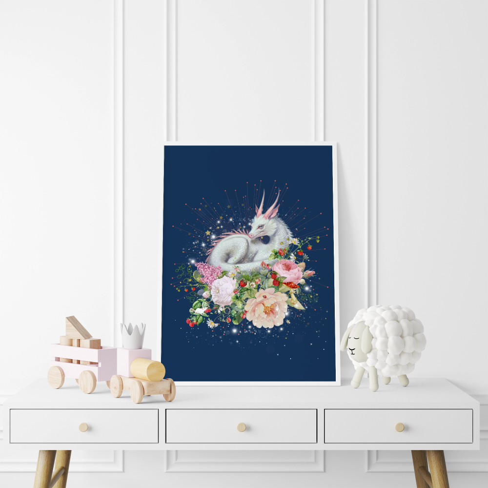 Unframed museum quality print - Fantasy in bloom