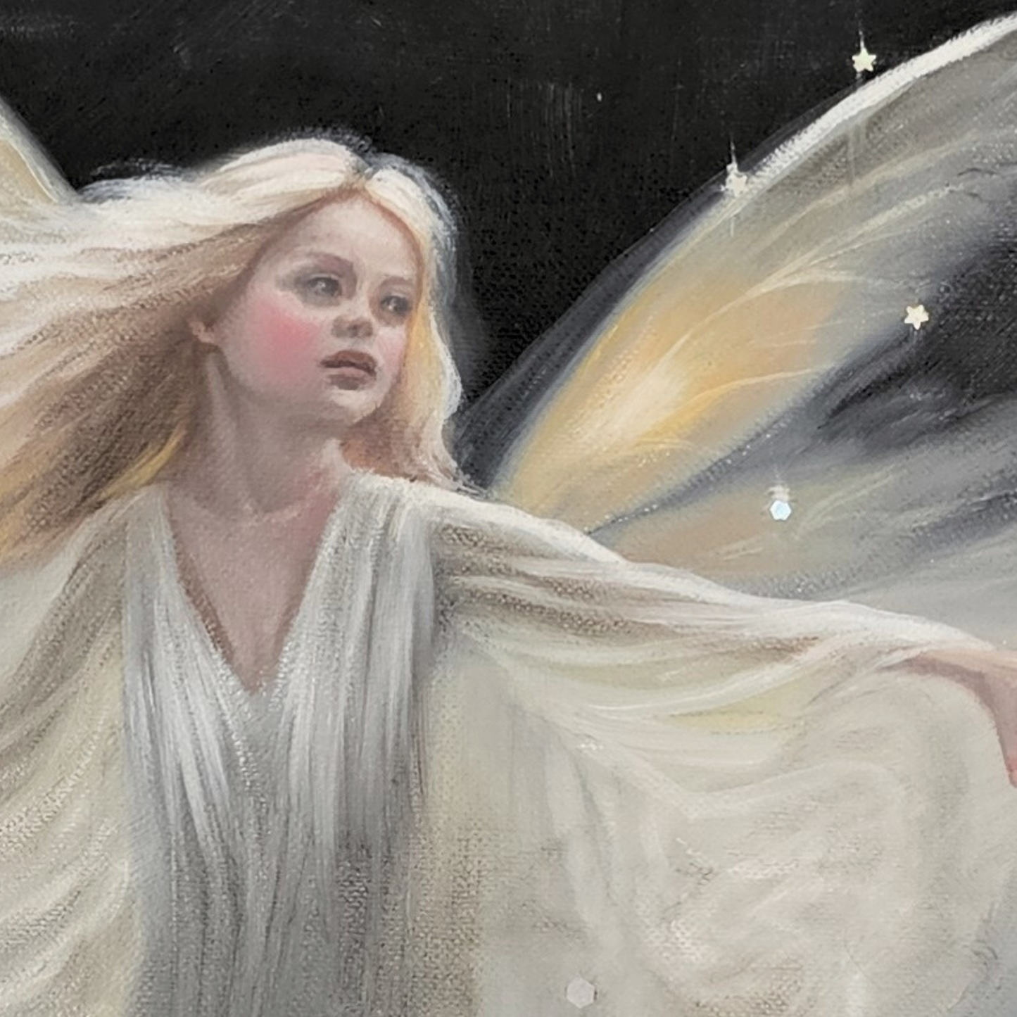 Firefly, oil painting
