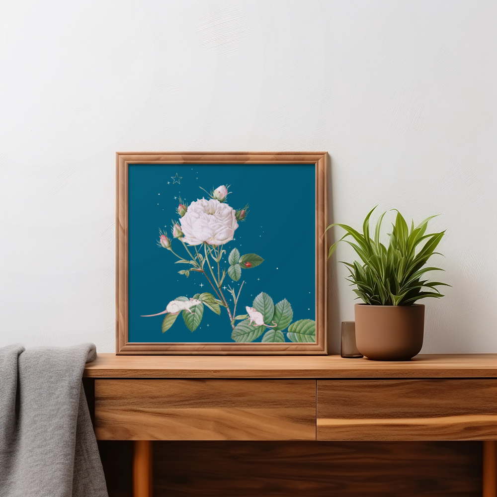 Unframed museum quality print - Midnight Mouse Nightfall