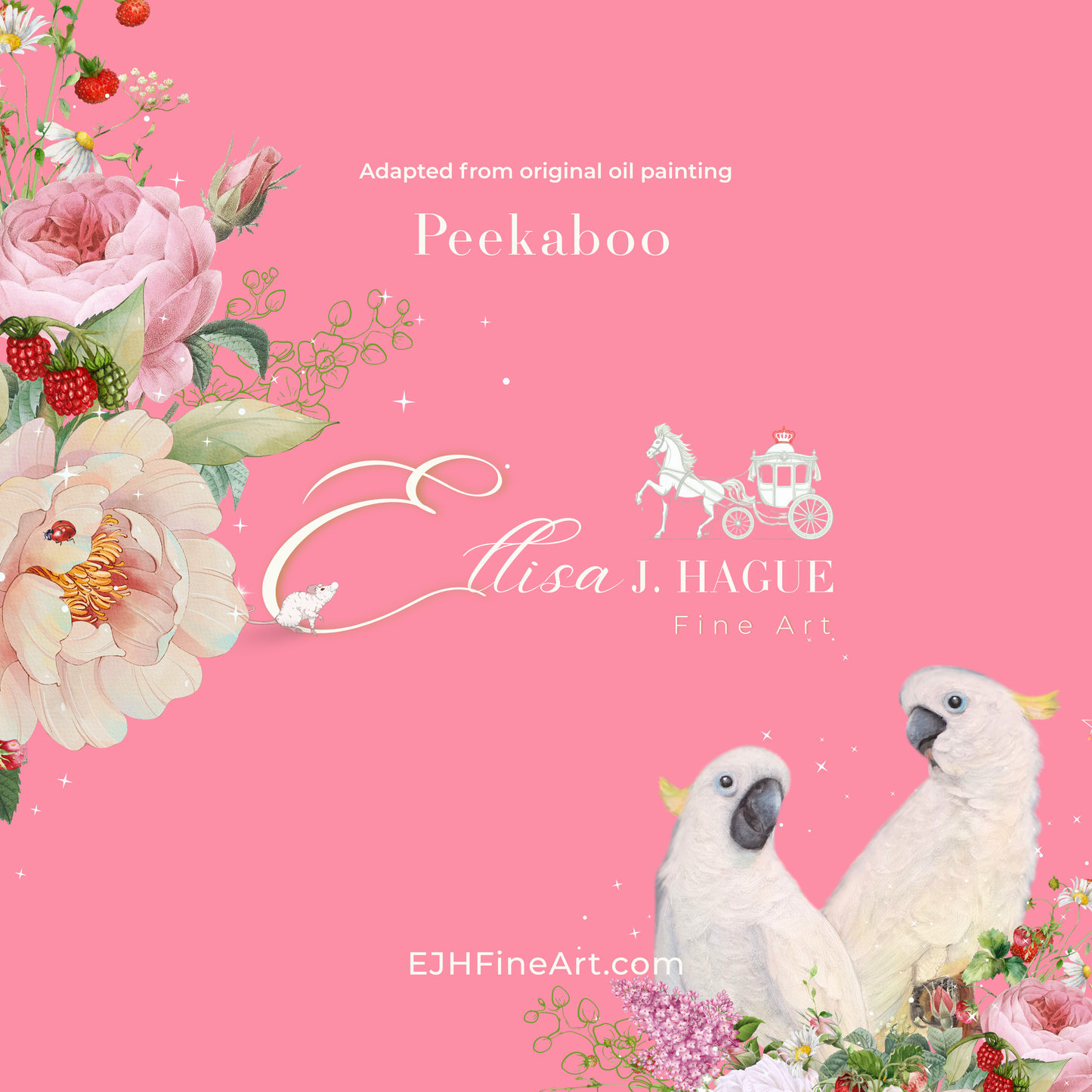 10 blank cards with envelopes - Peekaboo Collection