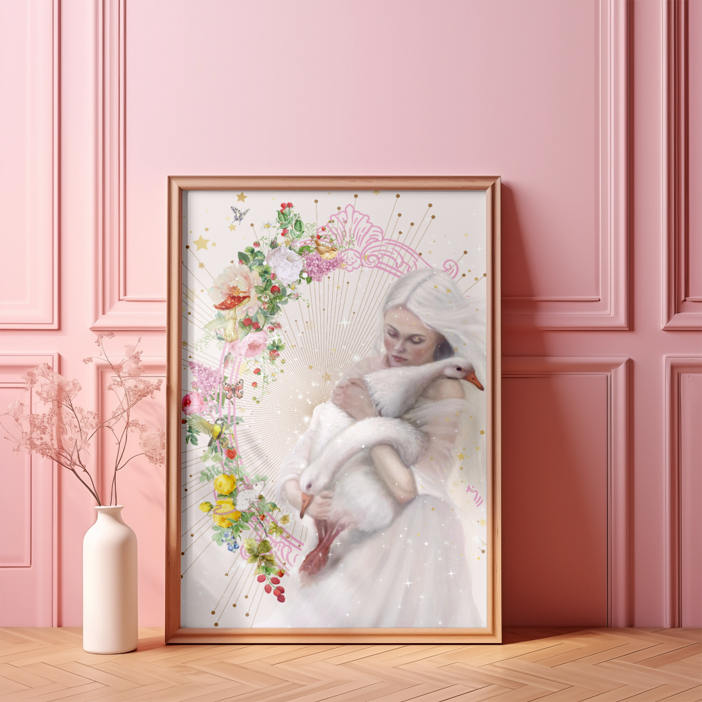 Unframed museum quality print - Sanctuary in bloom
