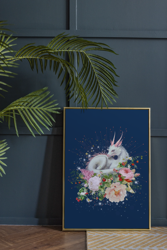 Unframed museum quality print - Fantasy in bloom