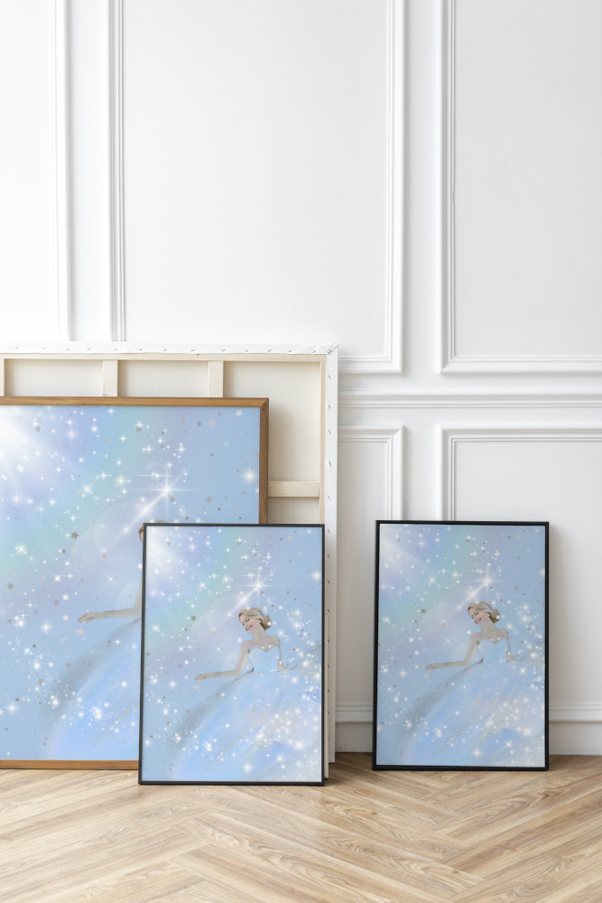 Framed fine art quality print - Cinderella