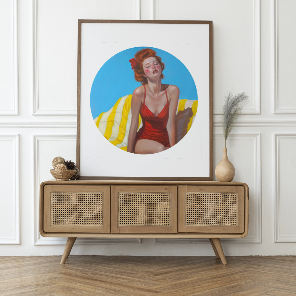 Unframed museum quality print - Saint Rémy 'Ruby'