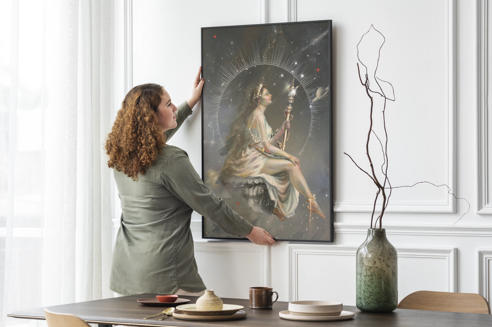 Gloriana framed print