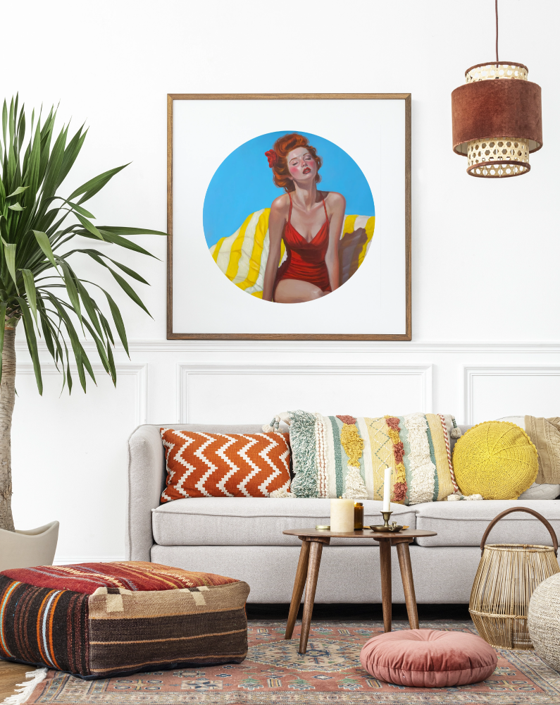 Unframed museum quality print - Saint Rémy 'Ruby'