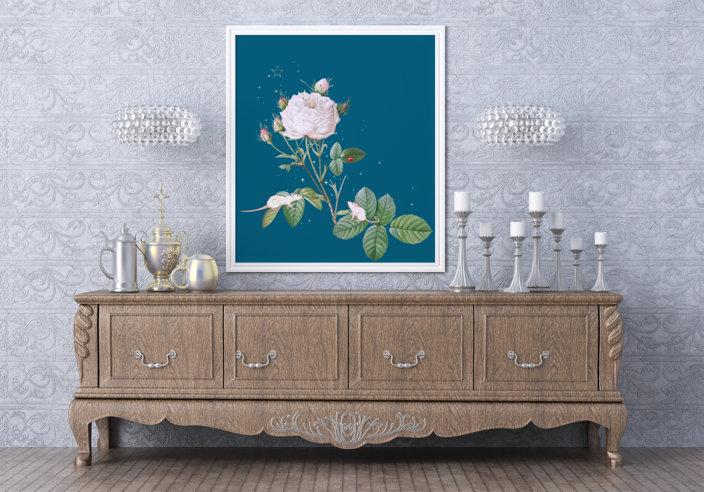 Unframed museum quality print - Midnight Mouse Nightfall